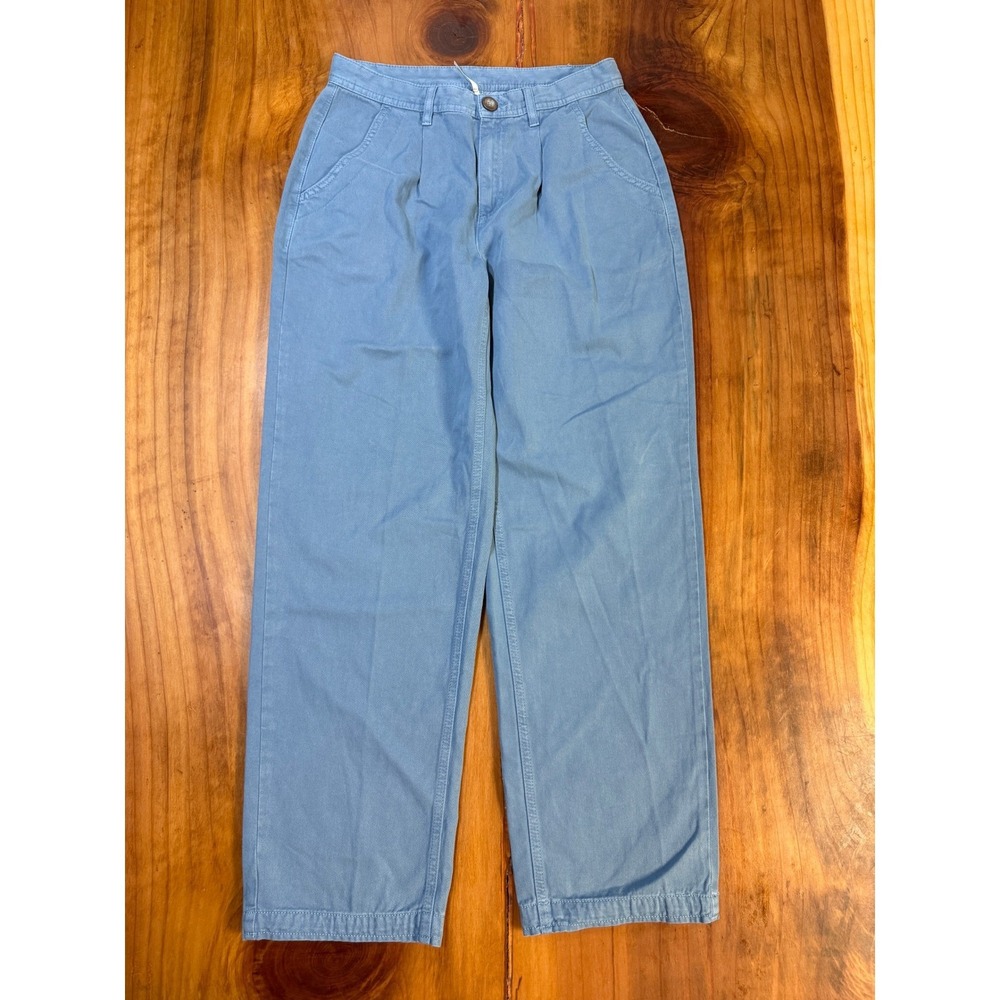 Free People Women's Pants 2 Chino Cotton Pleated Straight leg High Rise UU15